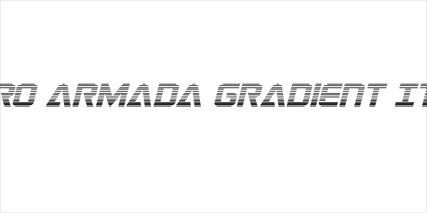 Astro Armada Gradient Italic Logo