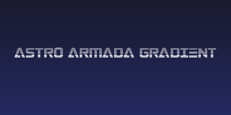 Astro Armada Gradient Social Header