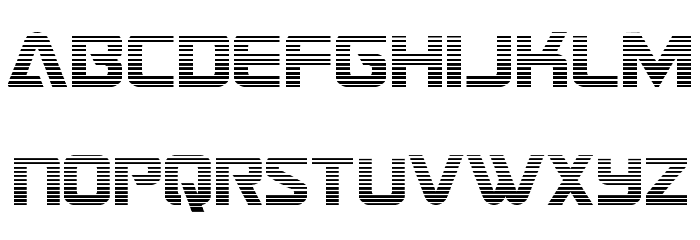 Astro Armada Gradient Font LOWERCASE