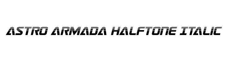 Astro Armada Halftone Italic  Free Fonts Download
