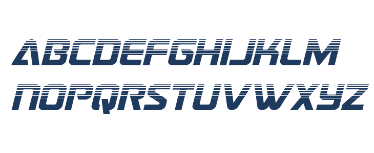 Astro Armada Halftone Italic Lowercase