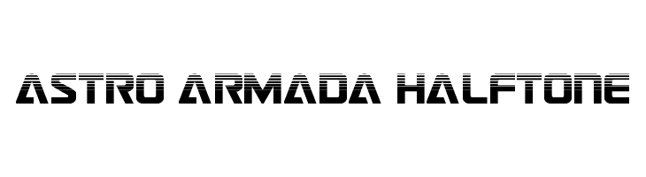 Astro Armada Halftone  font caratteri gratis