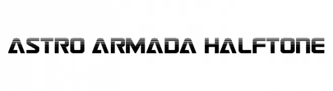 Astro Armada Halftone  Frei Schriftart Herunterladen