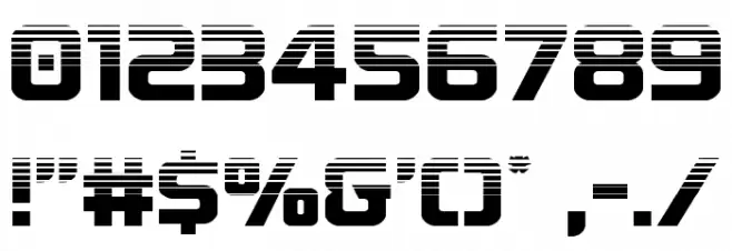 Astro Armada Halftone Font OTHER CHARS