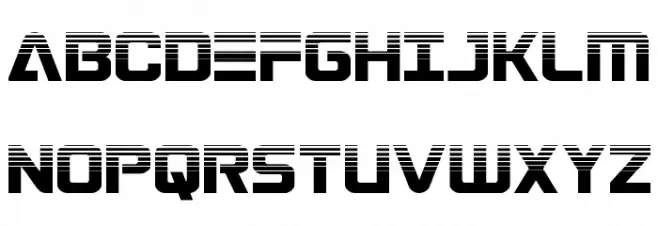 Astro Armada Halftone Schriftart Groß