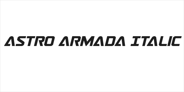 Astro Armada Italic Logo