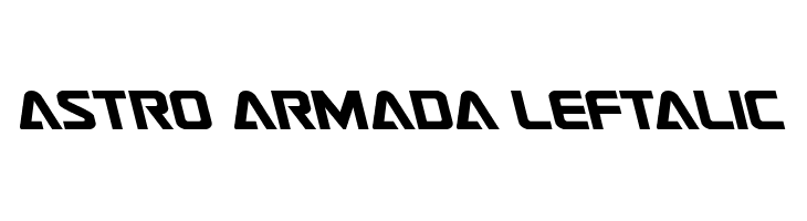 Astro Armada Leftalic  Frei Schriftart Herunterladen