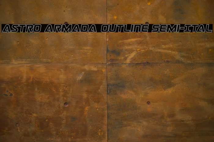 Astro Armada Outline Semi-Ital Example 3