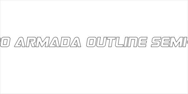 Astro Armada Outline Semi-Ital Logo