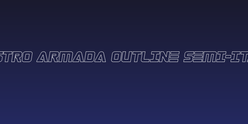Astro Armada Outline Semi-Ital Social Header