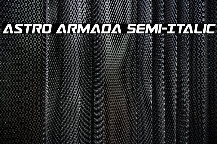 Astro Armada Semi-Italic Example 3