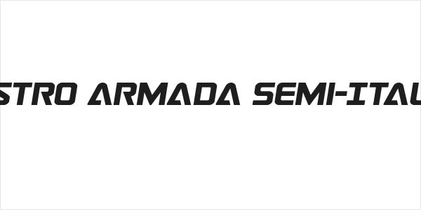Astro Armada Semi-Italic Logo