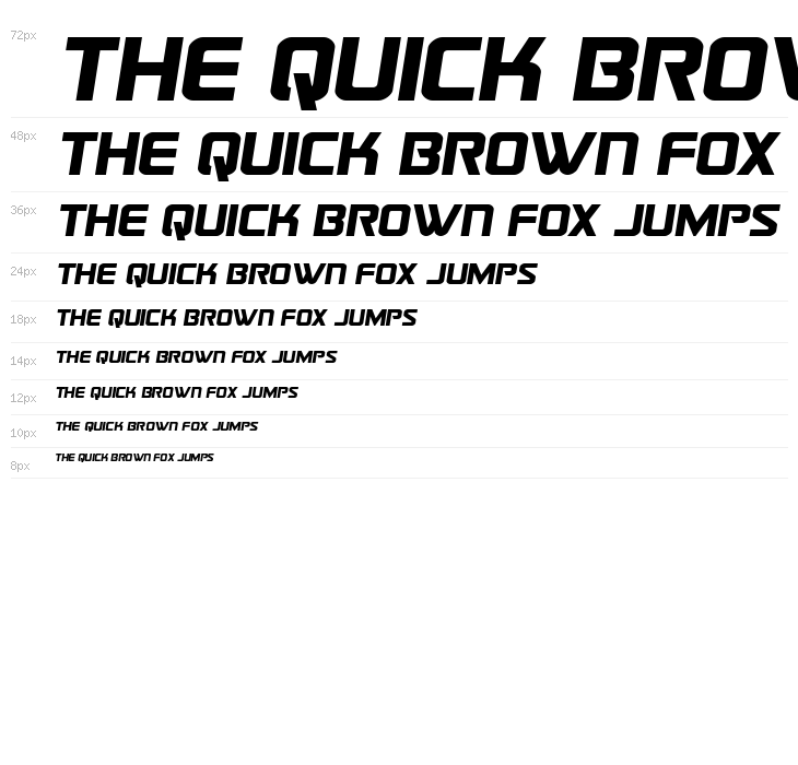 Astro Armada Semi-Italic Waterfall