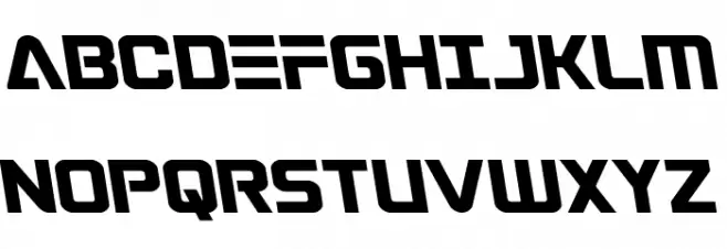 Astro Armada Semi-Leftalic Schriftart Groß