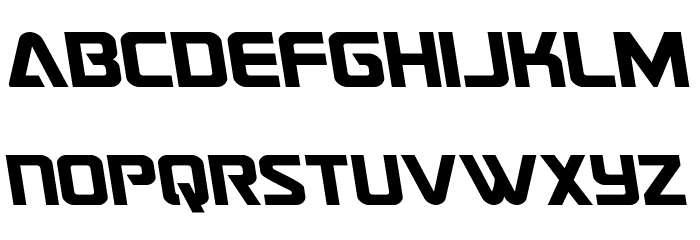 Astro Armada Semi-Leftalic Font LOWERCASE