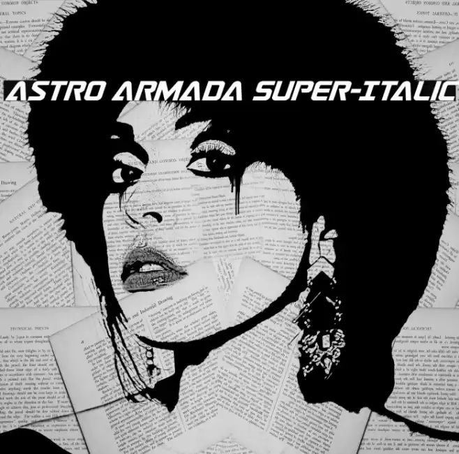 Astro Armada Super-Italic Font examples