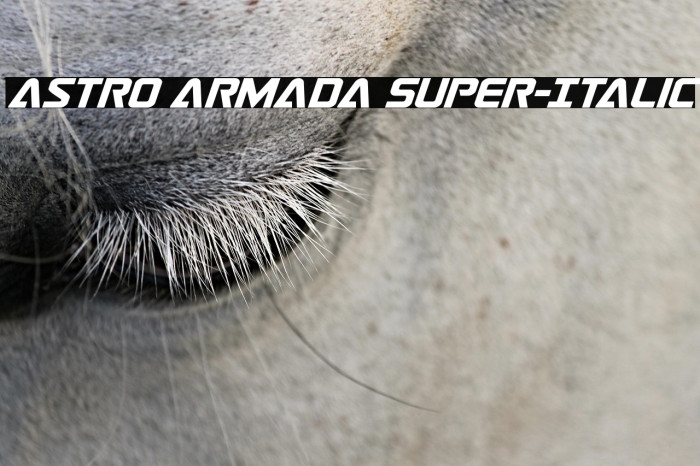 Astro Armada Super-Italic Example 2