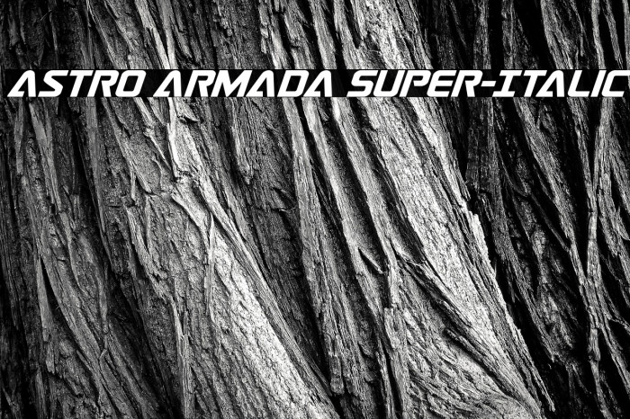 Astro Armada Super-Italic Example 3