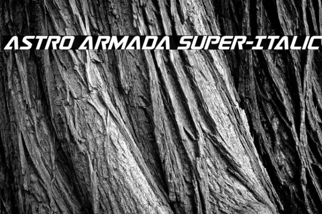 Astro Armada Super-Italic Font examples