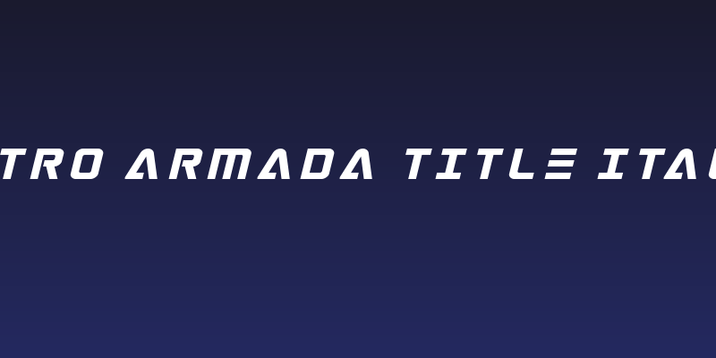 Astro Armada Title Italic Social Header