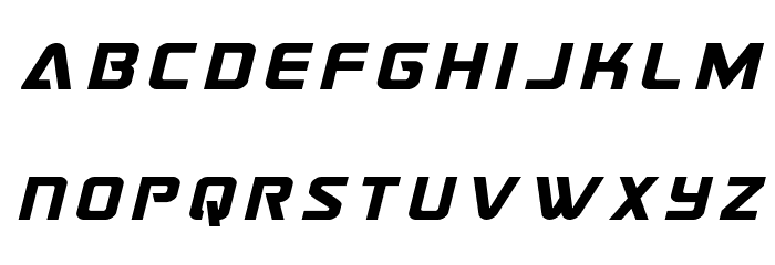 Astro Armada Title Italic Font LOWERCASE