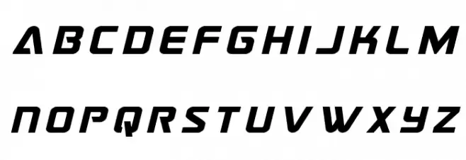 Astro Armada Title Italic Polices MINUSCULES