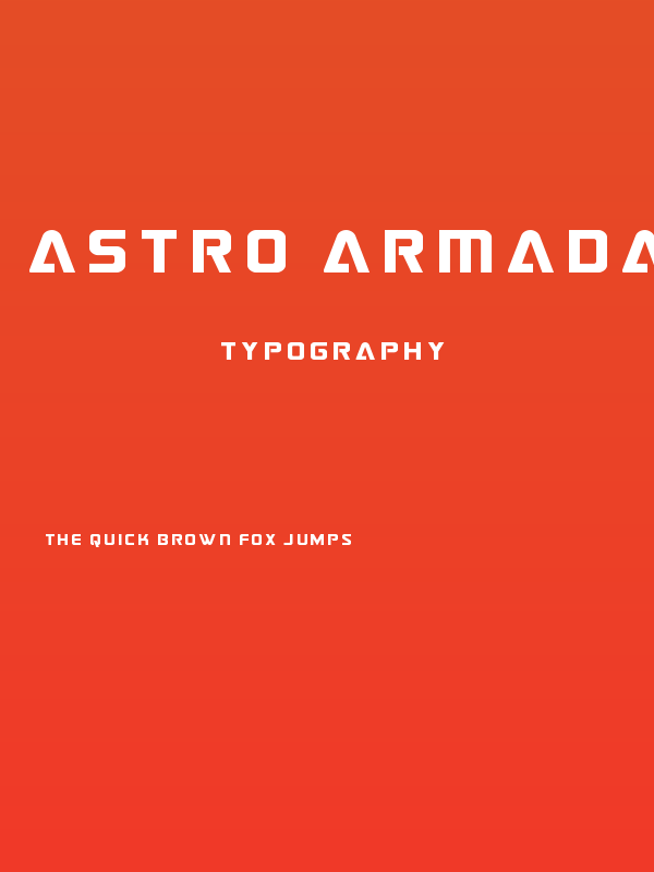 Astro Armada Title Poster