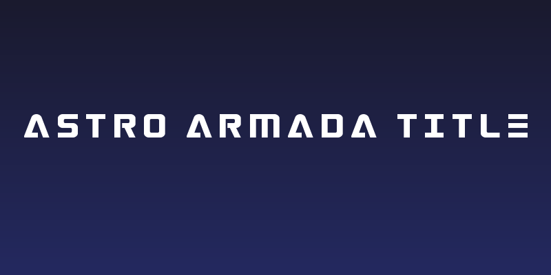 Astro Armada Title Social Header