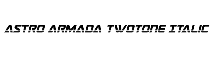 Astro Armada Twotone Italic  Frei Schriftart Herunterladen
