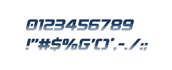 Astro Armada Twotone Italic Other Characters