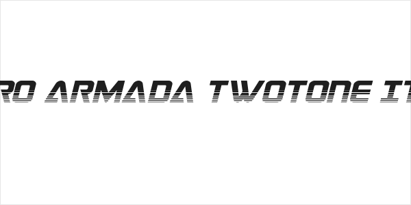 Astro Armada Twotone Italic Logo