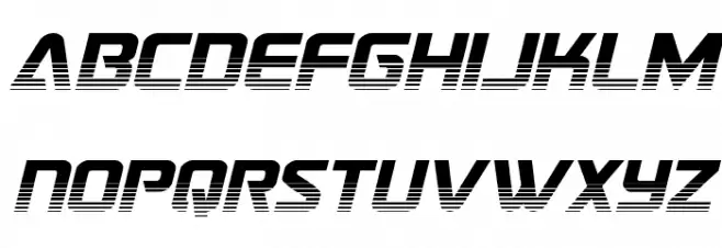 Astro Armada Twotone Italic Шрифта строчной