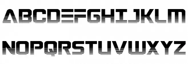 Astro Armada Twotone Font Litere mari