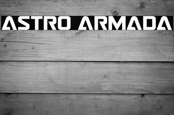 Astro Armada Font examples