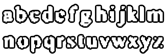 Astro Creep 2 Font LOWERCASE
