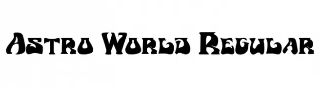 Astro World Regular  les polices de caractères gratuit tlcharger