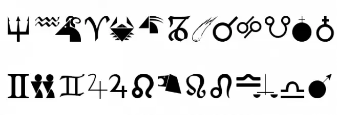 AstroBats Font Litere mari