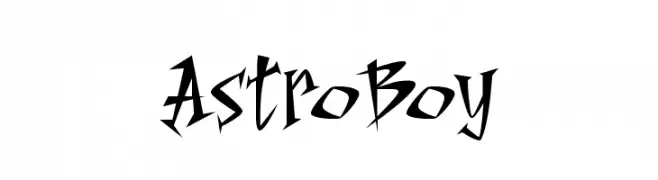 AstroBoy  Fuentes Gratis Descargar