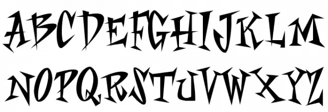 AstroBoy Schriftart Groß