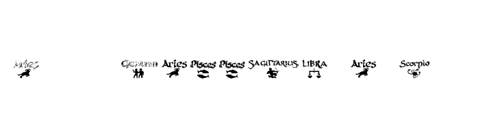 AstroCalligraphsTwo  フリーフォントのダウンロード