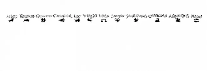 AstroCalligraphsTwo Fonte MAIÚSCULAS