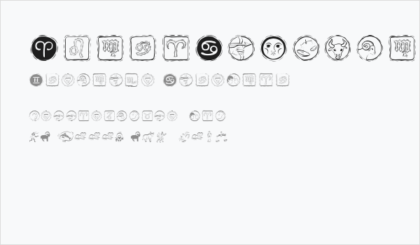 AstroDingbats Business Card