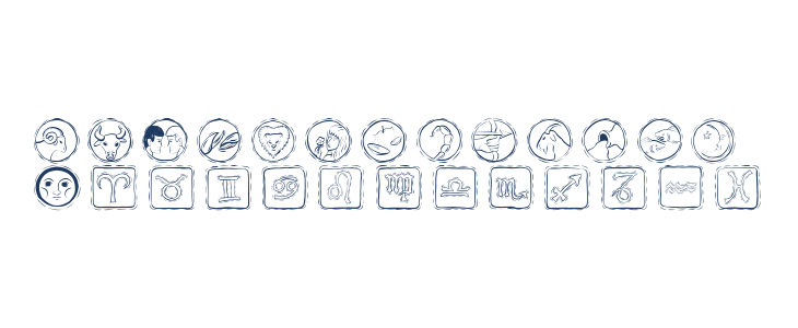 AstroDingbats Lowercase