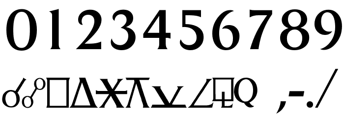 AstroGadget Font OTHER CHARS