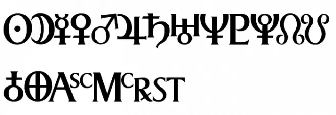 AstroGadget Schriftart Groß
