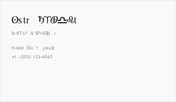 AstroGadget Business Card