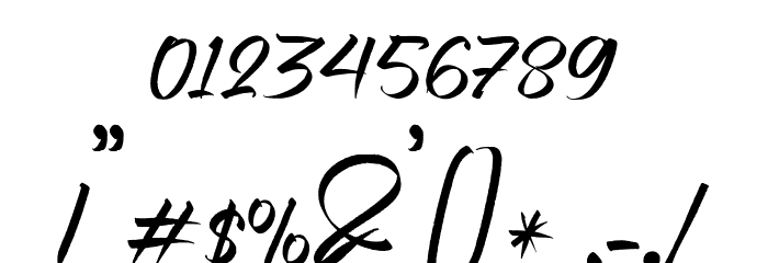 AstroJackFreePersonalUse-Script Font OTHER CHARS