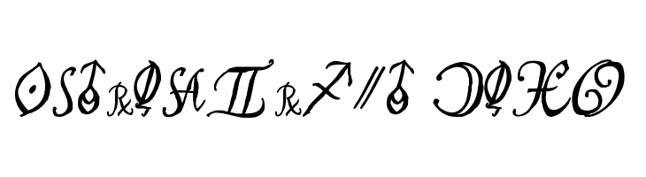 AstroScript Bold  免费字体下载