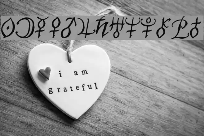 AstroScript Bold Font examples