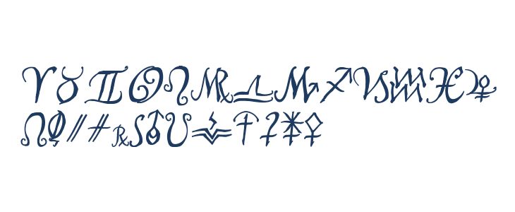 AstroScript Bold Lowercase